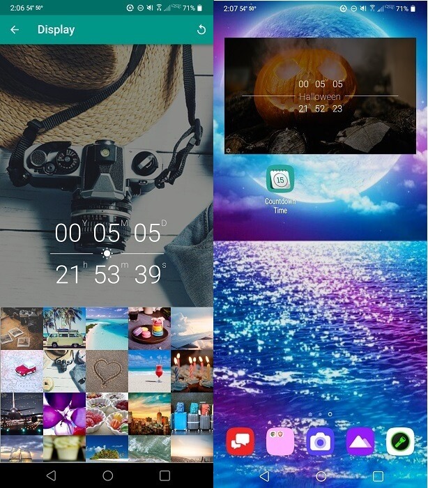 Countdown Time Event Widget widget overview. 