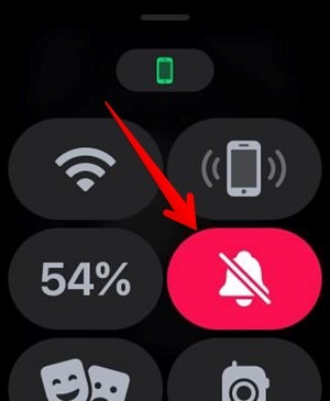 Apple Watch Silent Mode Control Center