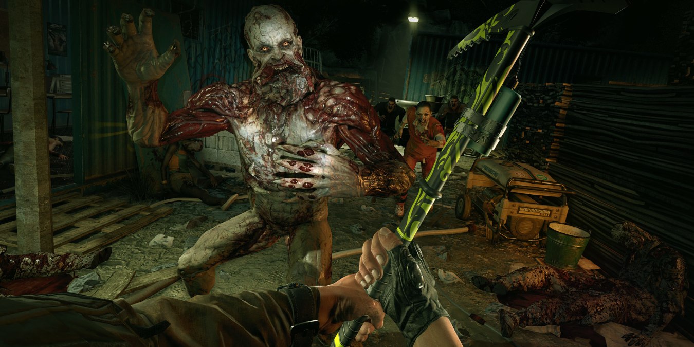Screenshot of Dying Light gameplay showing Zombie enemy