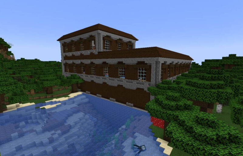 Woodland Mansion near the seed's spawn area.