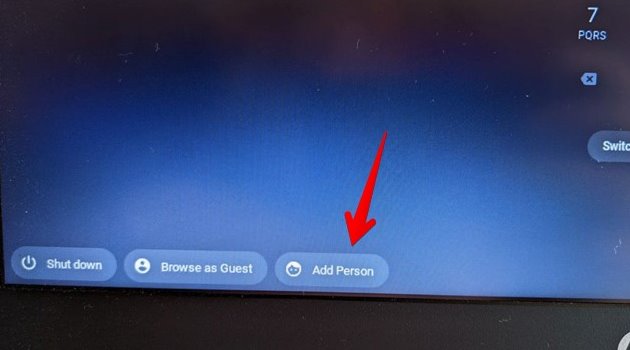 Chromebook Add User Profile
