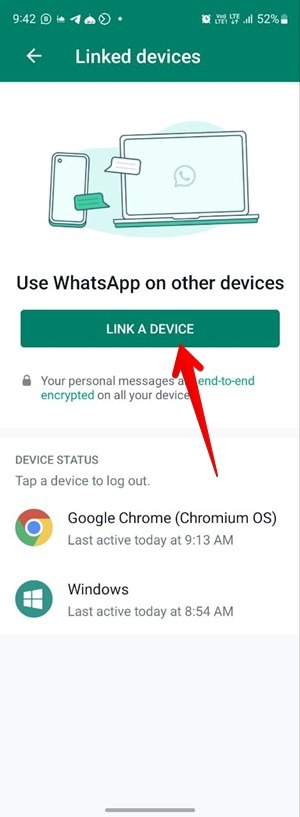 Chromebook Whatsapp Link