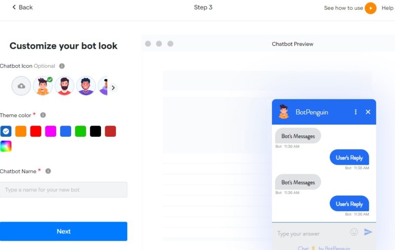 Setting up a chatbot in BotPenguin