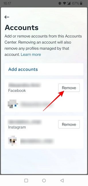Hide Instagram Mobile Remove Account