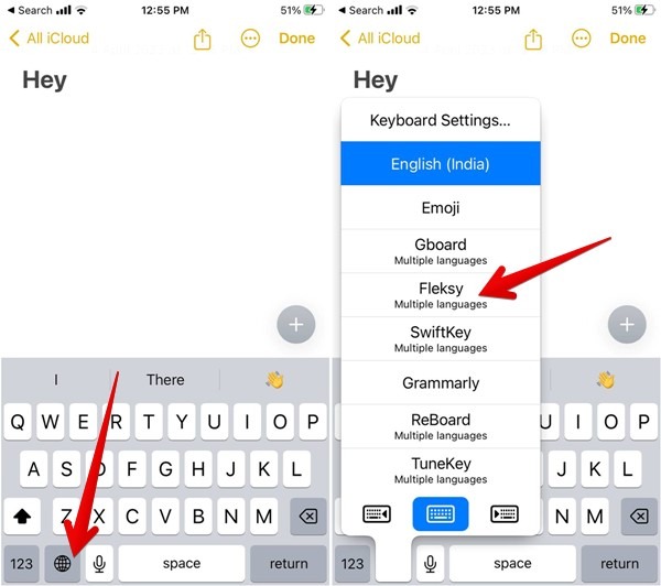 Iphone Change Keyboard