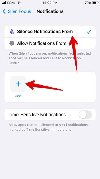 Iphone Focus Apps Notification Silence