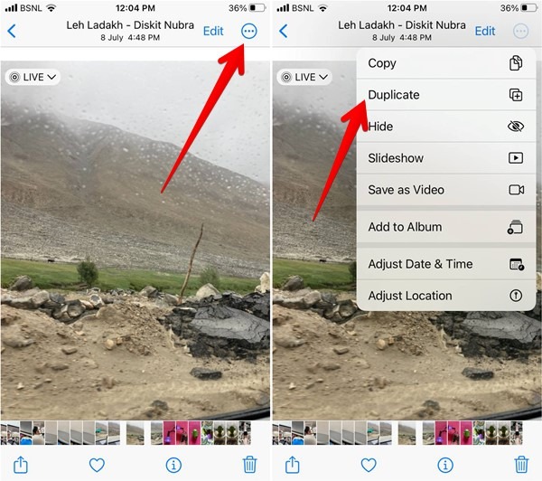Iphone Live Photo Duplicate