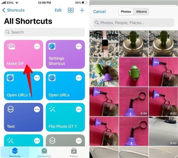 Iphone Make Gif Shortcut