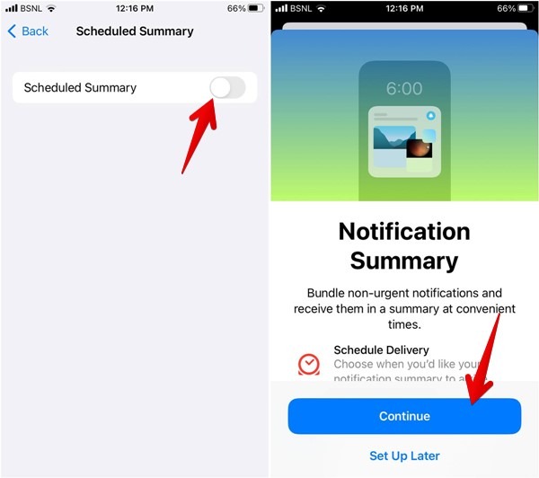 Iphone Notifications Summary Enable