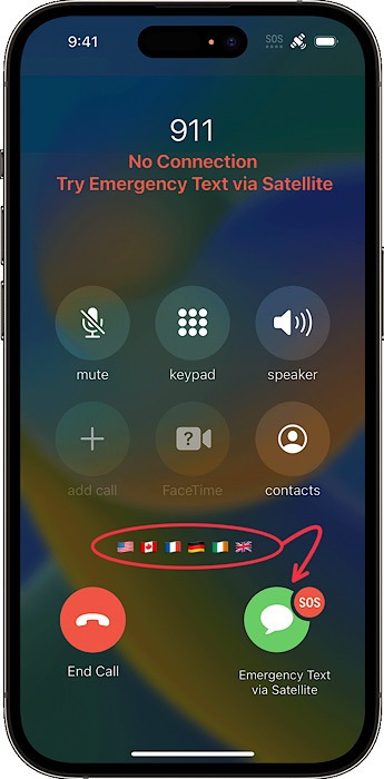 Iphone Sos Satellite