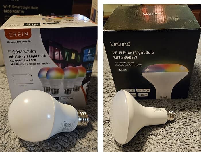 Linkind Orein Smart Light Bulbs By Aidot Comparison