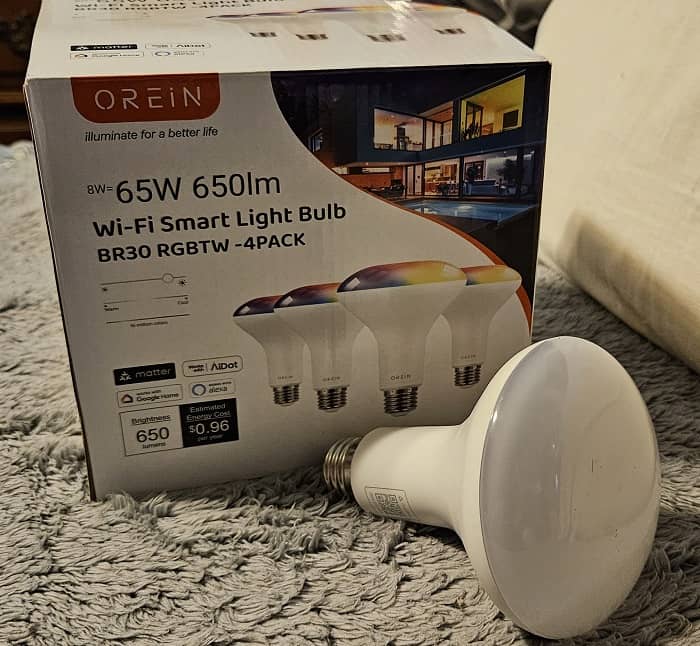 Linkind Orein Smart Light Bulbs By Aidot Orein Br30