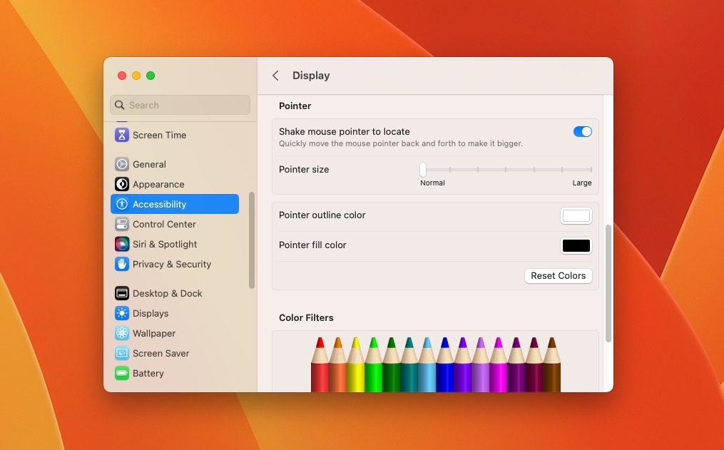 Macos Settings App Pointer Customization