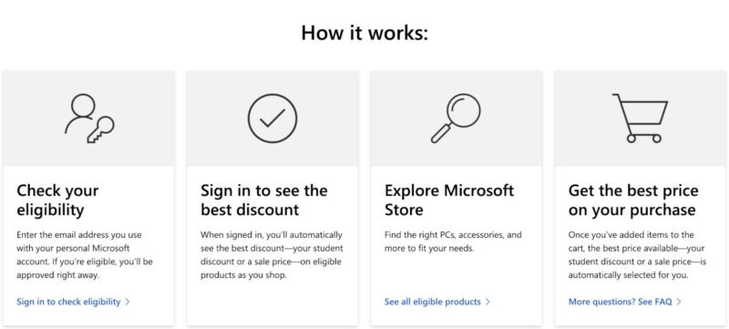Microsoft Student Discount Eligibility