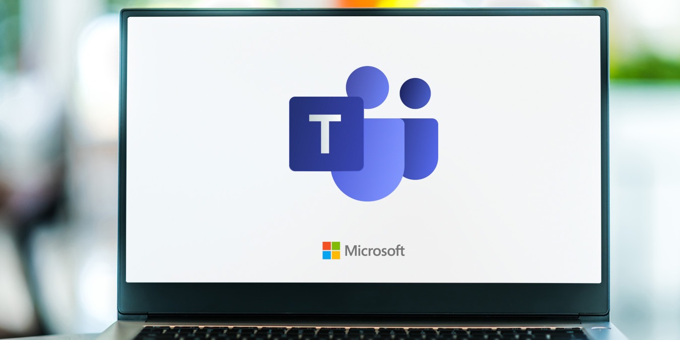 Laptop With Microsoft Teams