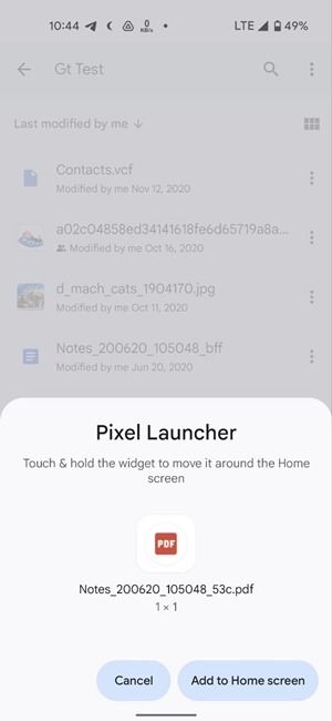 Pdf Google Drive Add To Home Screen Confirm