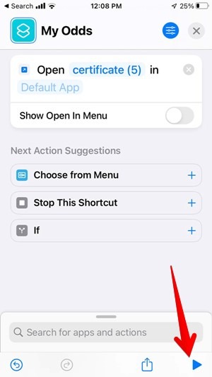 Pdf Iphone Shortcut Play