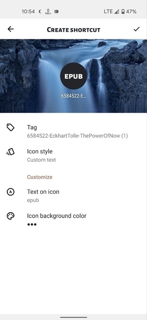 Pdf Shorty App Customize Icon