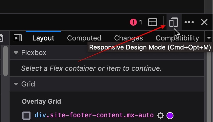 Responsive Design Mode On Firefox In A Mac