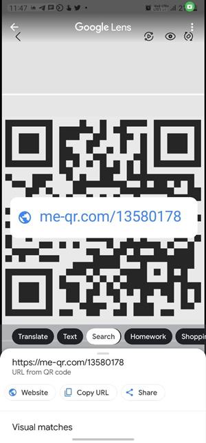 Scan Qr Code Screenshot Image Google Lens Result