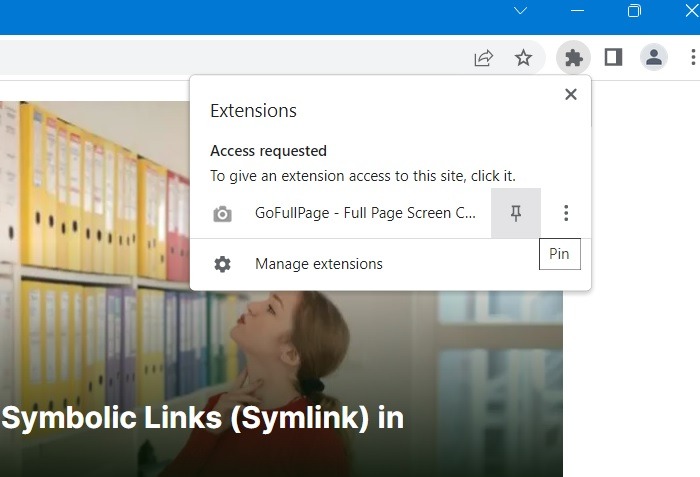 Scrolling Screenshots Windows Google Chrome Pinning Gofullpage Extension