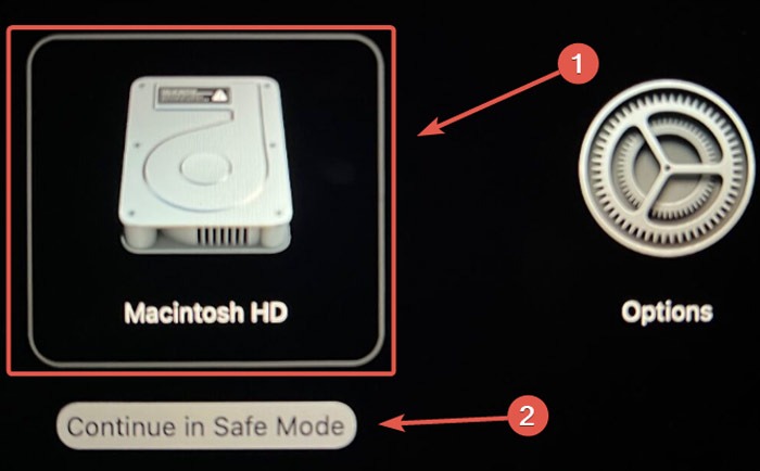 Select Your Startup Disk And Boot In Safe Mode