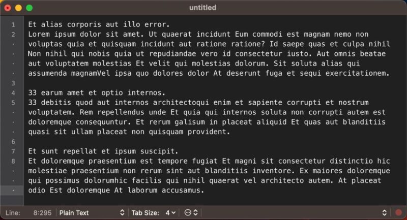 Textmate Text Editor