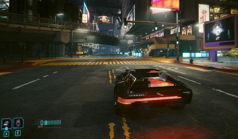 Cyberpunk 2077 in game screenshot