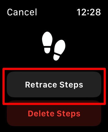 Watchos Compass Retrace