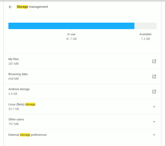 Chromebook Storage Management 1