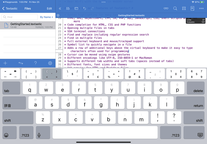 Ios Coding Apps Ipad Textastic