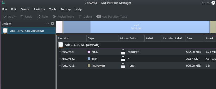 Kdesysadmin Kpartitionmanager