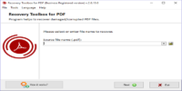 Recovery ToolBox for PDF: An Easy Way to Repair Corrupt PDF Files